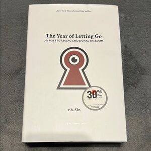 The Year of Letting Go Book by r.h. Sin